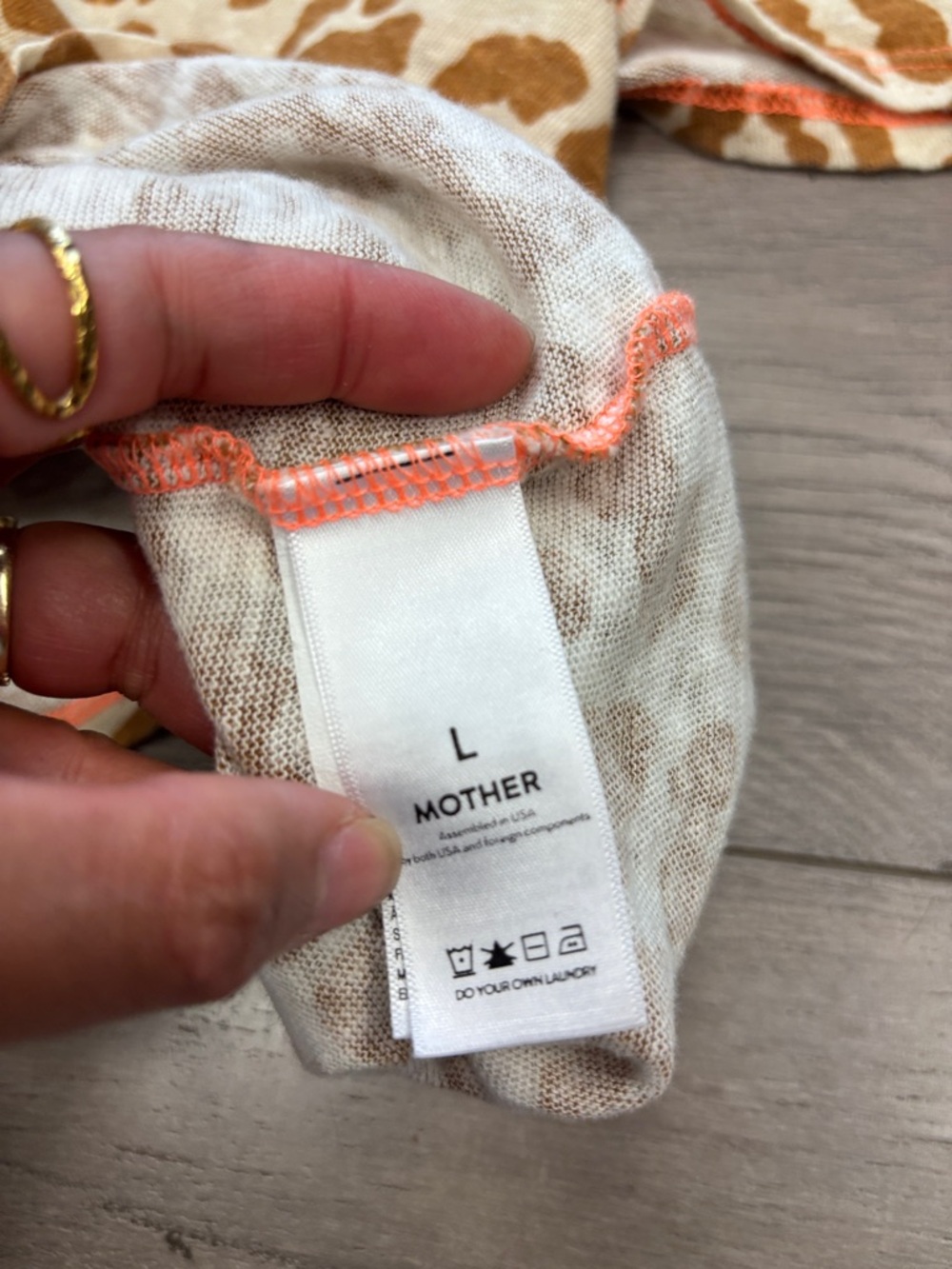 MOTHER Leopard Lil Sinful Tee - Picture 8 of 9